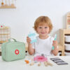 Wooden children's dental set toy children's doctor toy educational preschool toy