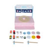 Wooden sushi set pretend cooking toys children's rotating sushi toys for boys and girls