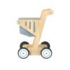 Wooden baby shopping cart Four-wheel push-pull wooden shopping cart toy Early childhood educational toy walker push-pull Suitable for boys and girls