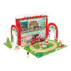 Wooden Christmas Train Assembly Track Toy Set Electric Train Track Toy