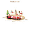 Wooden Christmas Train Assembly Track Toy Set Electric Train Track Toy