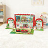 Wooden Christmas Train Assembly Track Toy Set Electric Train Track Toy