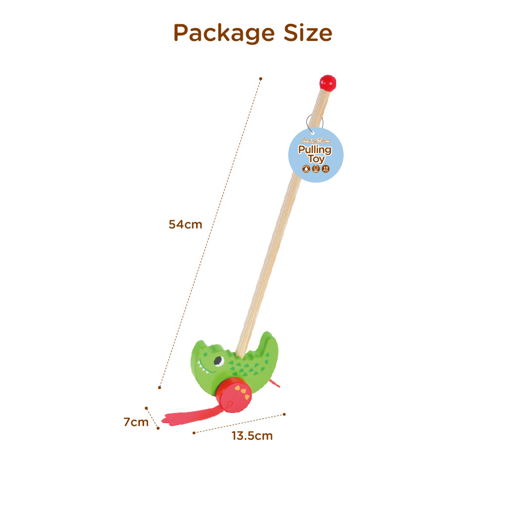 Wooden push rod toys, children's educational push and pull walking toys, develop motor skills - Image 5