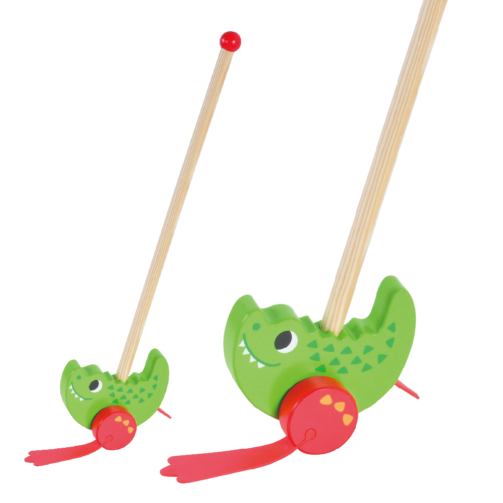 Wooden push rod toys, children's educational push and pull walking toys, develop motor skills - Image 3