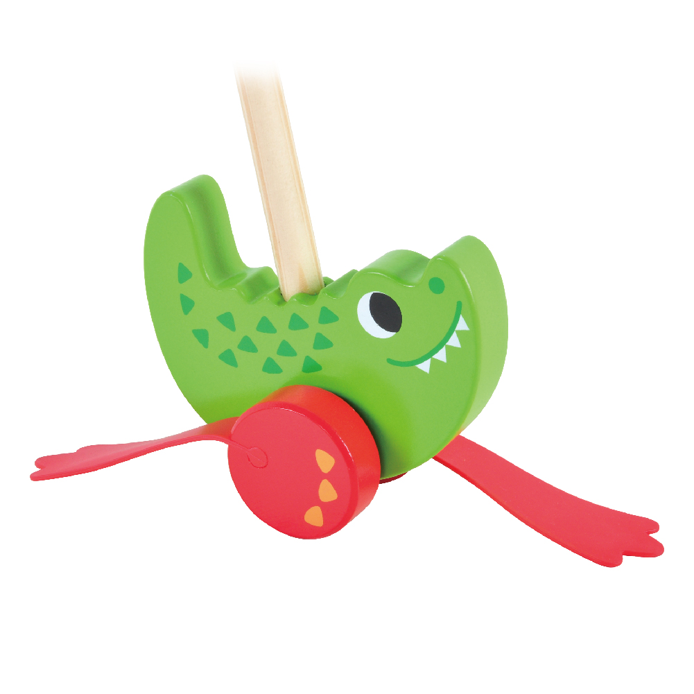 Wooden push rod toys, children's educational push and pull walking toys, develop motor skills - Image 2