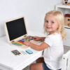 Laptop Play Set Toy Montessori Early Education Learning Wooden Toys