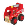 Wooden vehicles, children's educational police cars, fire trucks, ambulances, engineering vehicles, Montessori early education toys