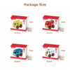 Wooden vehicles, children's educational police cars, fire trucks, ambulances, engineering vehicles, Montessori early education toys