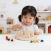 Intelligence logic wooden memory chess game fun building block board game memory observation ability