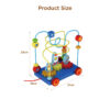 Wooden bead wire maze toy, space bead maze drag, children's early education toys