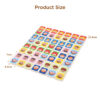 Wooden domino puzzles, various colors and patterns, educational wooden toys