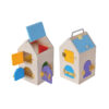 Wooden lock house toy, lock picking training, shape recognition enlightenment teaching aids, Montessori teaching game toys