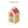 Wooden lock house toy, lock picking training, shape recognition enlightenment teaching aids, Montessori teaching game toys