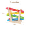 Wooden track gliding toy racing car Children's educational mini racing slide game