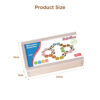 Wooden domino puzzle educational animal domino building blocks suitable for preschool children to learn