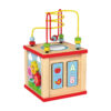 Wooden Rubik's Cube Toys Beaded Maze Gear Building Blocks Shape Matching Clock Learning Children's Educational Multifunctional Activity Rubik's Cube Learning Toys