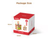 Wooden Rubik's Cube Toys Beaded Maze Gear Building Blocks Shape Matching Clock Learning Children's Educational Multifunctional Activity Rubik's Cube Learning Toys