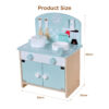 Wooden kitchen toy set Children's pretend cooking toys Suitable for boys and girls