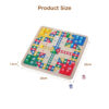 Montessori 2 in 1 marine animal maze chess board and flying chess combination wooden children's educational concentration toys