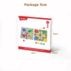 Montessori 2 in 1 marine animal maze chess board and flying chess combination wooden children's educational concentration toys