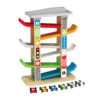 Wooden children's racing track gliding toy children's educational mini racing game