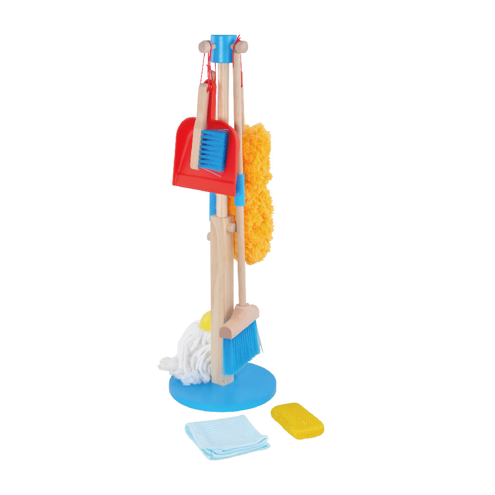 Wooden cleaning set role-playing children's toys educational housework learning - Image 2