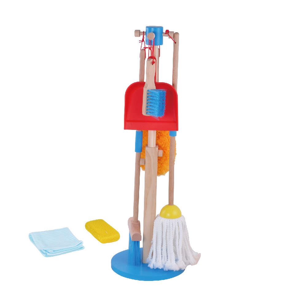 Wooden cleaning set role-playing children's toys educational housework learning