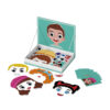 Children's facial expression puzzle magnetic book, fun children's emotion change learning toys, preschool children's educational magnetic gift book