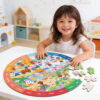 Wooden Four Seasons Jigsaw Puzzle Premium 360-degree Theme Story Puzzle Educational Toys