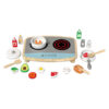 Wooden mini kitchen set, pretend cooking toys for kids, kitchen toys for toddlers