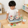 Wooden mini kitchen set, pretend cooking toys for kids, kitchen toys for toddlers