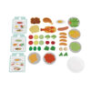 Wooden kitchen toy set, role-playing learning cooking set toys, fun pretend cooking toys, educational children learn kitchen waste sorting