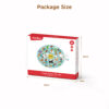 105 Piece Children's Wooden Round Jigsaw Puzzle, Creative Animal Yoga Puzzle for Boys and Girls, Educational Toy
