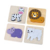 Wooden 3D puzzle wooden puzzle toys educational matching game toys