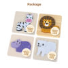 Wooden 3D puzzle wooden puzzle toys educational matching game toys