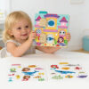 Montessori Early Ocean Lock Busy Board Preschool Wooden Educational Toys for Kids