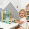 Wooden mini kitchen toys children's pretend cooking toys
