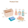 Wooden Laundry Toy Set Children's Role Playing Play House Toy Parent-Child Interactive