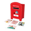 Wooden Toy Mailbox Role Play Stamp Envelope Game Children's Educational Toy
