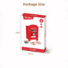 Wooden Toy Mailbox Role Play Stamp Envelope Game Children's Educational Toy