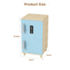 Wooden kids refrigerator toy set refrigerator kitchen preschool toys and role play