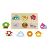 Hot Sale Montessori Colorful Early Education Wooden 3D Animal Jigsaw Puzzle