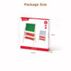 2-in-1 Wooden White Dry Erase Easel Board and Blackboard Children's Standing Easel Board Children's Writing Board Educational Toys