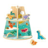 Montessori Toys Wooden Activities Puzzle Learning Cognitive Dinosaur Games Children's Toys