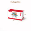 Wooden BBQ Toy Food Set, Role Play Kitchen Cooking Toy Set for Boys and Girls