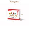 Wooden Montessori Toddler Toys, Children's Ice Cream Clip Beads, Color Sorting, Counting Toys, Fine Motor Math Educational Toys, Suitable for Boys and Girls