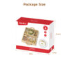 Wooden toolbox toys Children's screw disassembly and assembly Children's multifunctional portable toolbox toys