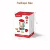 Wooden Kids Fruit Juicer Pretend Play Fruit Blender Set for Boys and Girls Role Playing