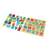 Wooden Alphabet Puzzle 3D Wooden Uppercase Letter Puzzle Montessori Toddler Educational Toys