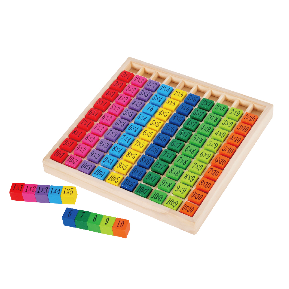 Wooden multiplication table early education toy children's arithmetic learning toy - Image 2